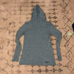 Nike hooded long sleeve shirt